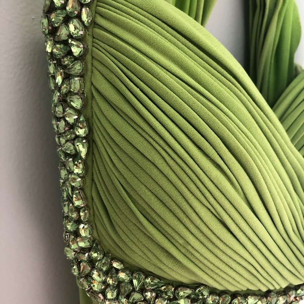 Jovani Lime Green Prom Dress - Picture 4 of 5